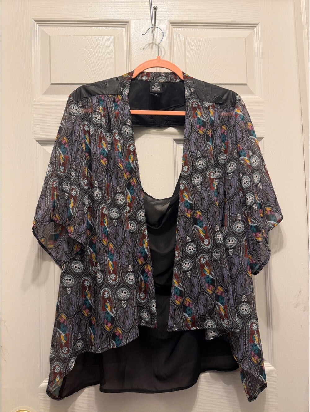 Hot Topic Disney The Nightmare Before Christmas Stained Glass Kimono Large